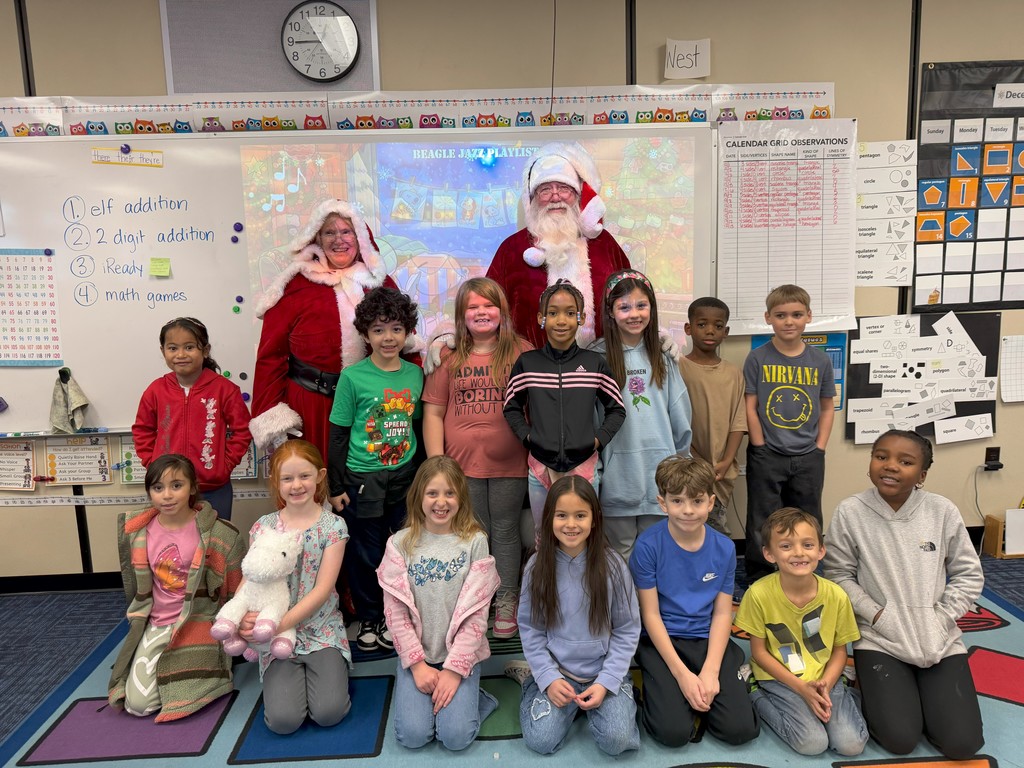 Class with Santa