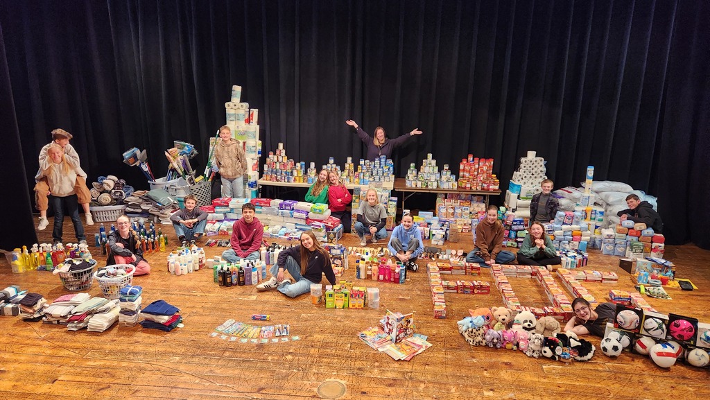 School's Christmas donations