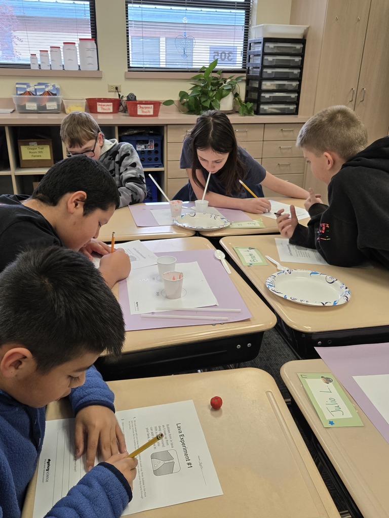 Students Working Hard and Smiling