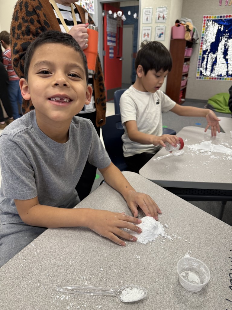 Melted Snowman with smiling student