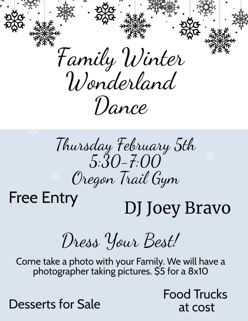 Winter Wonderland Dance Flyer