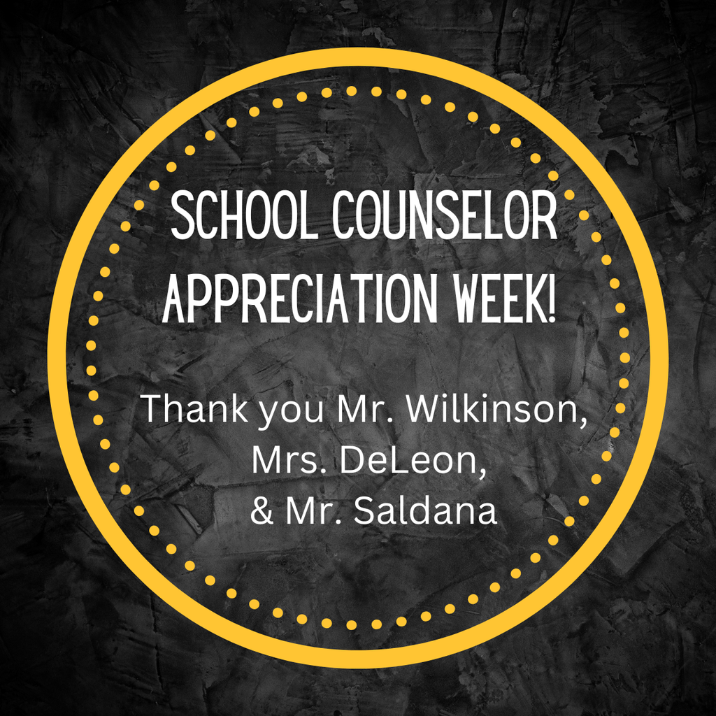 a black square with a yellow circle outline and white text