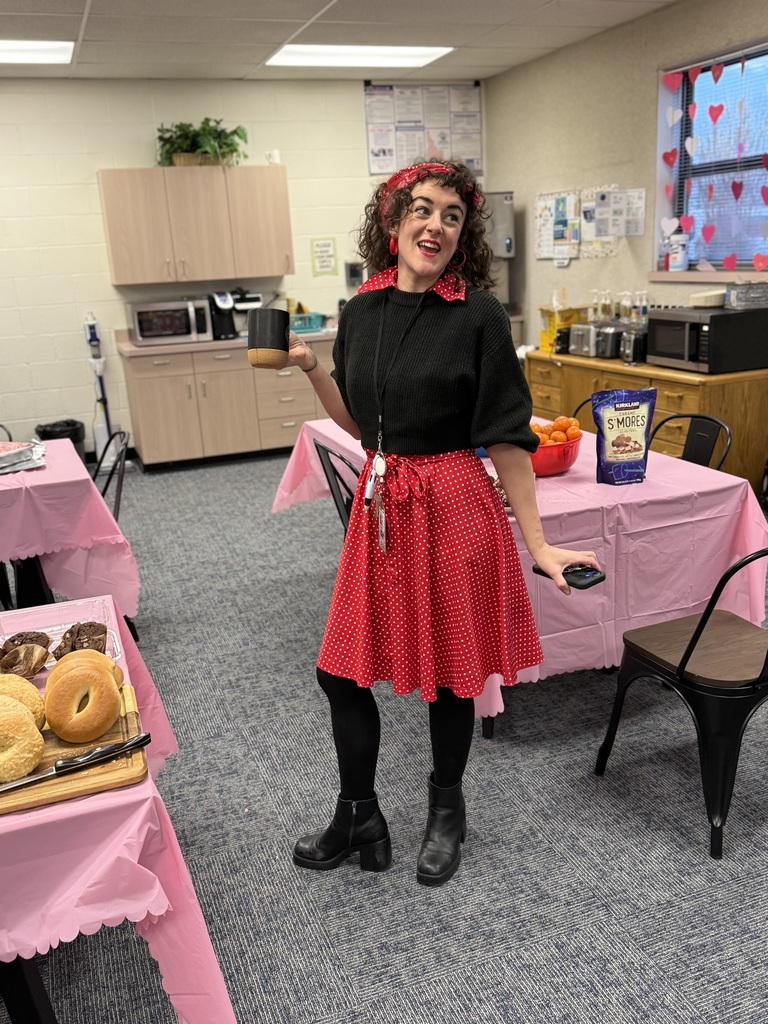 Teacher Posing for Picture