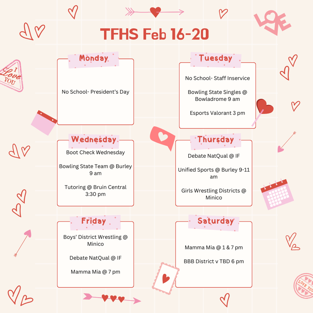 TFHS Feb 16-20