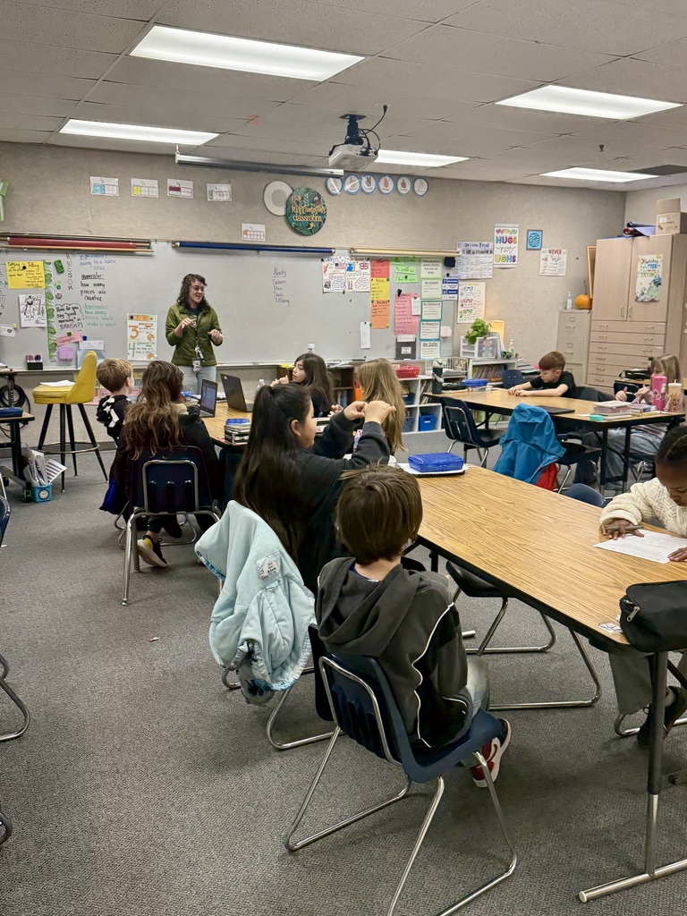 Teacher reminding students about core values