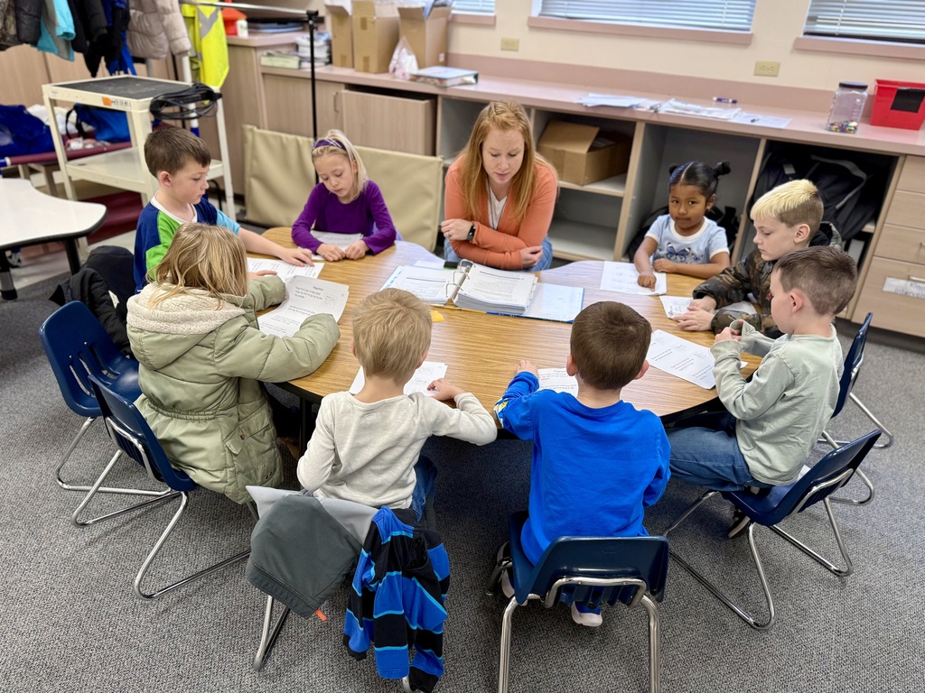 Students learning in small groups