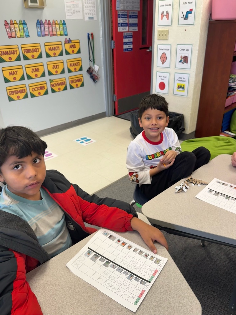 Students waiting patiently