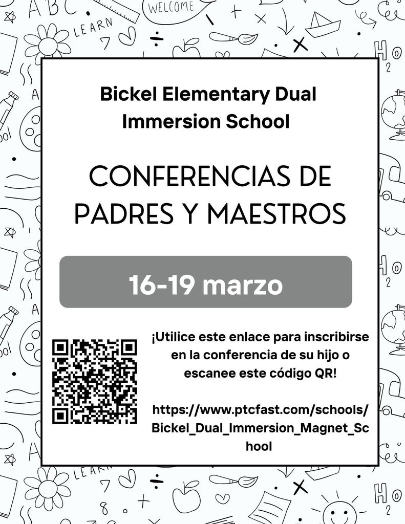 flyer for parent teacher conferences Spanish