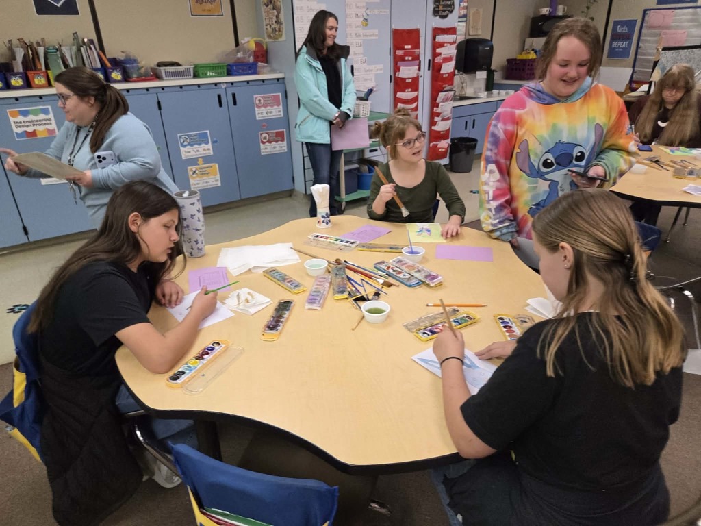 Students watercolor Edward