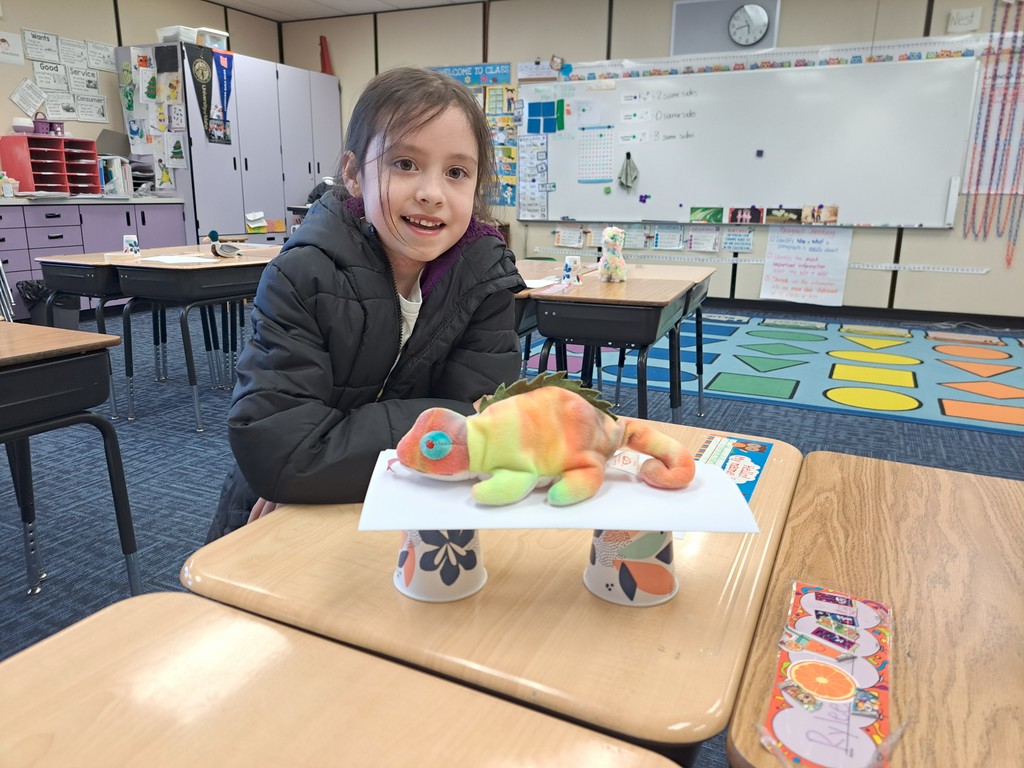 Student makes Edward a chair