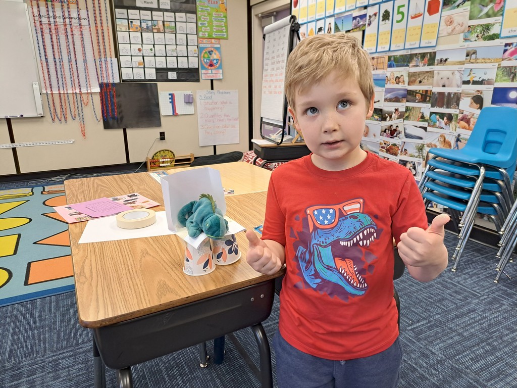 Student makes Edward a chair