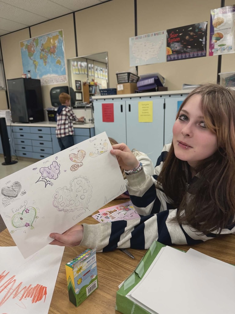 Students make the stages of Edward's heart.