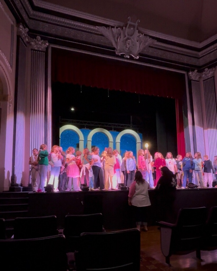 Kids on stage at the Orpheum