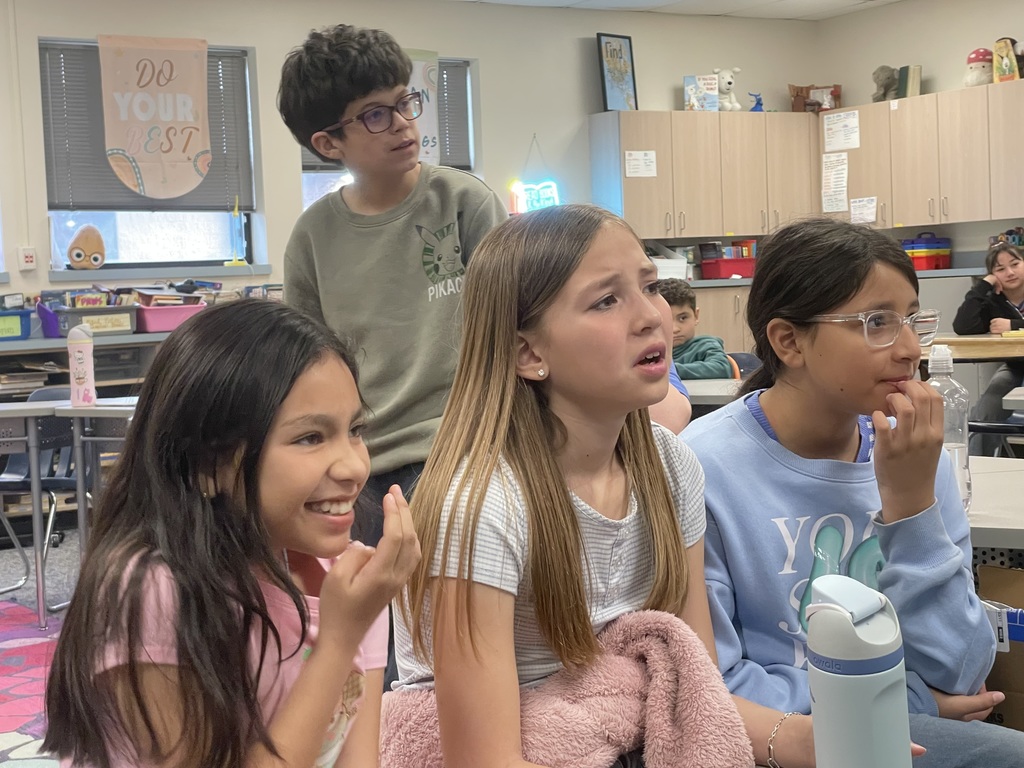 Group of students with slime