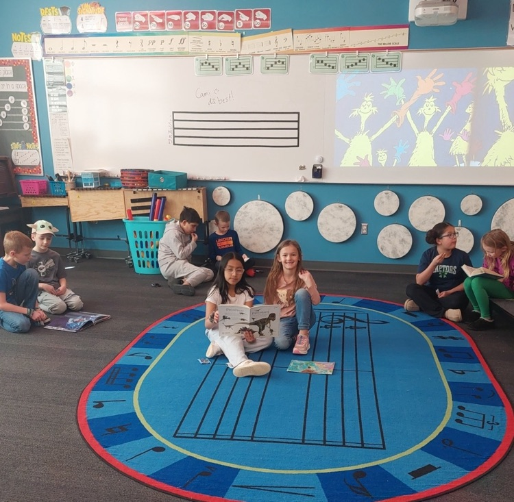 children reading together