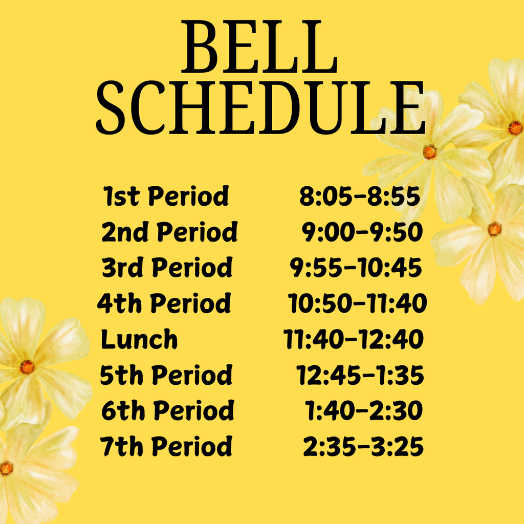 Bell Schedule