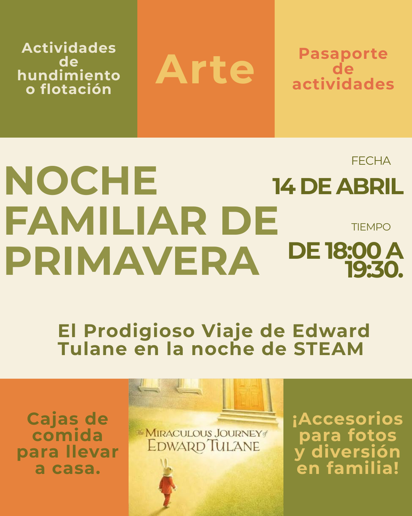 Spring Family Night Flyer