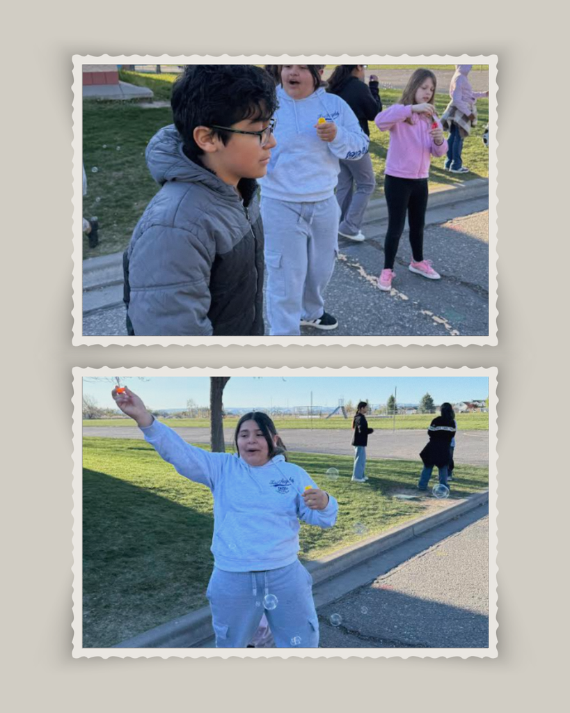 Blowing Bubbles Outside
