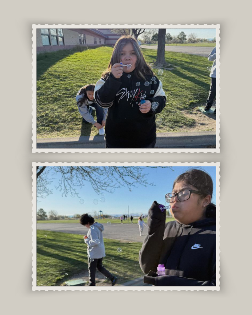 Blowing Bubbles outside