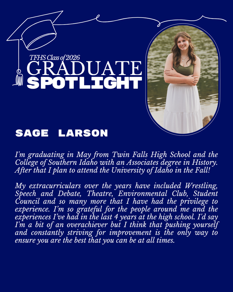 Graduate Spotlight featuring Sage Larson