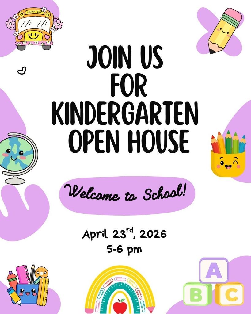 Kindergarten Open House Flyer