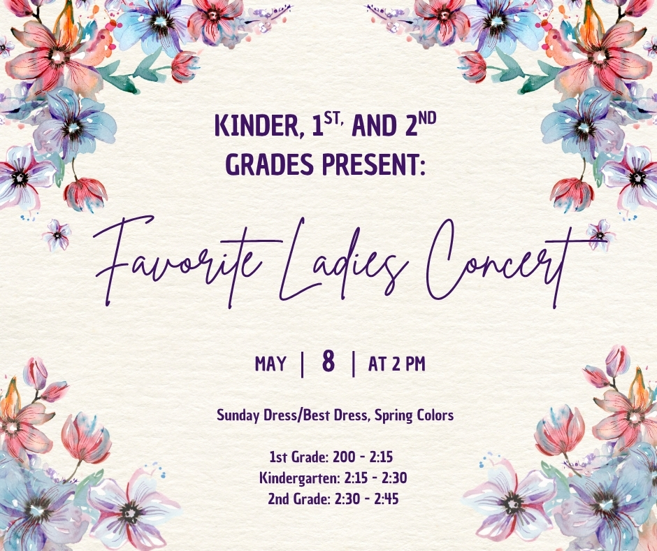 favorite ladies concert invite