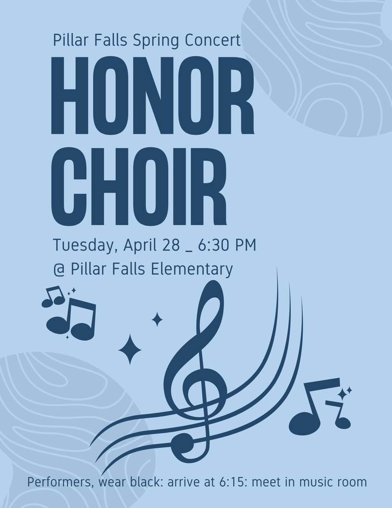 music notes and information about choir concert 