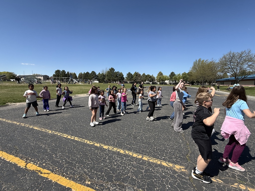 Line Dancing outside