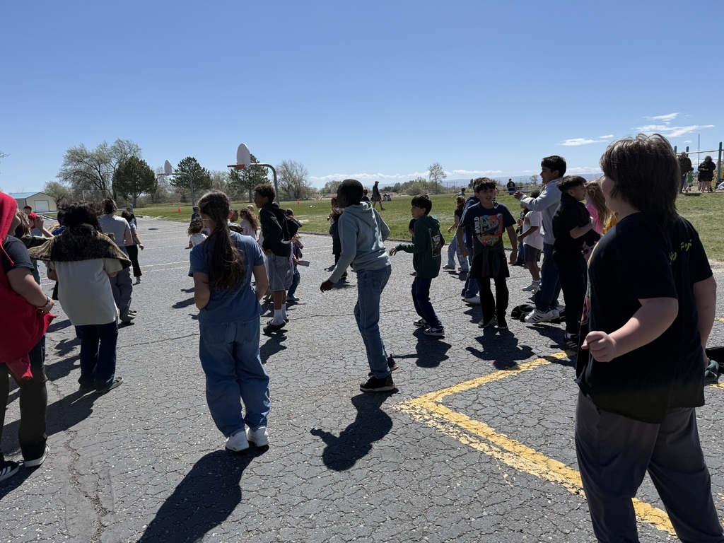 Line Dancing outside