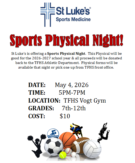 Sports Physicals Flyer
