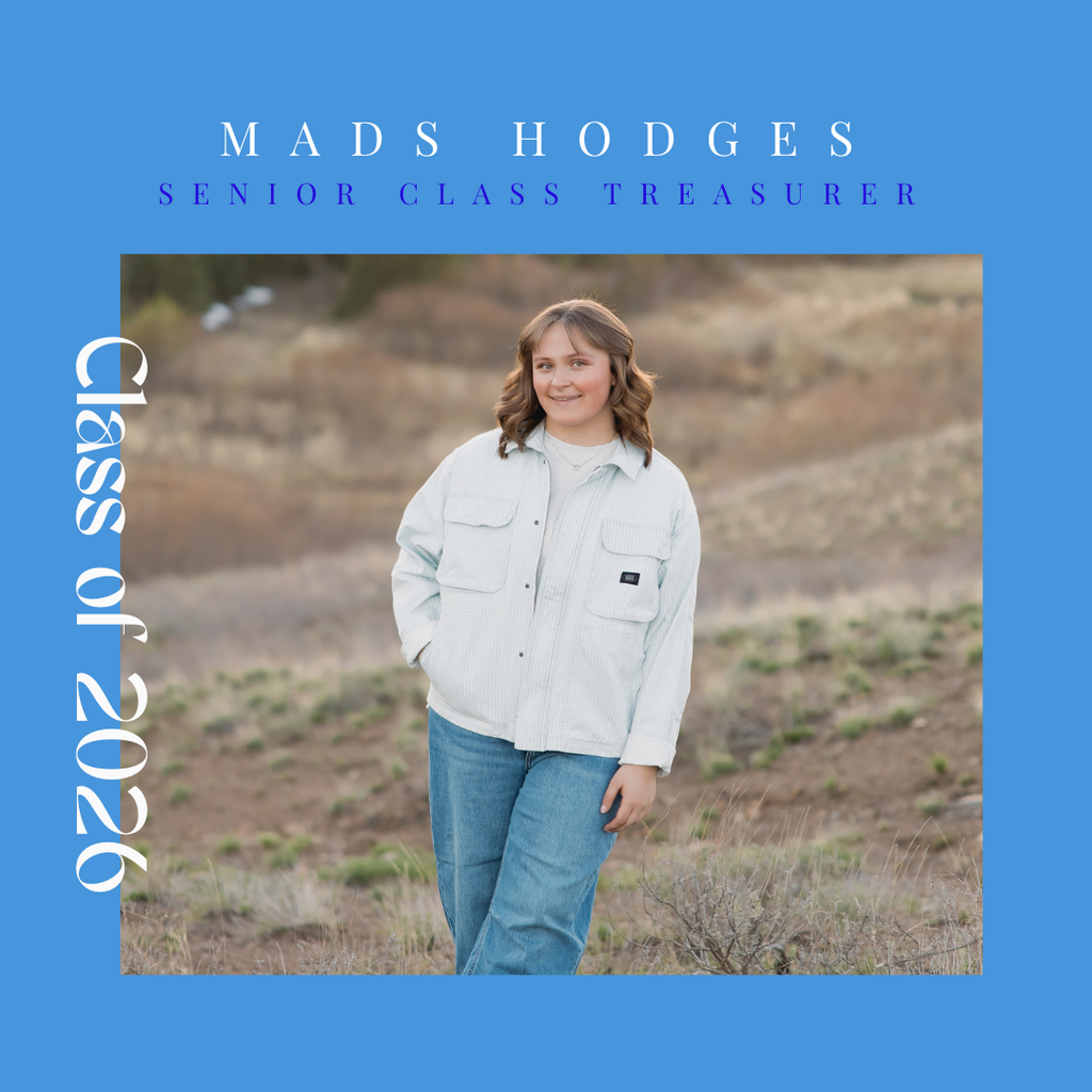 Mads Hodges Senior Class Treasurer Class of 2026