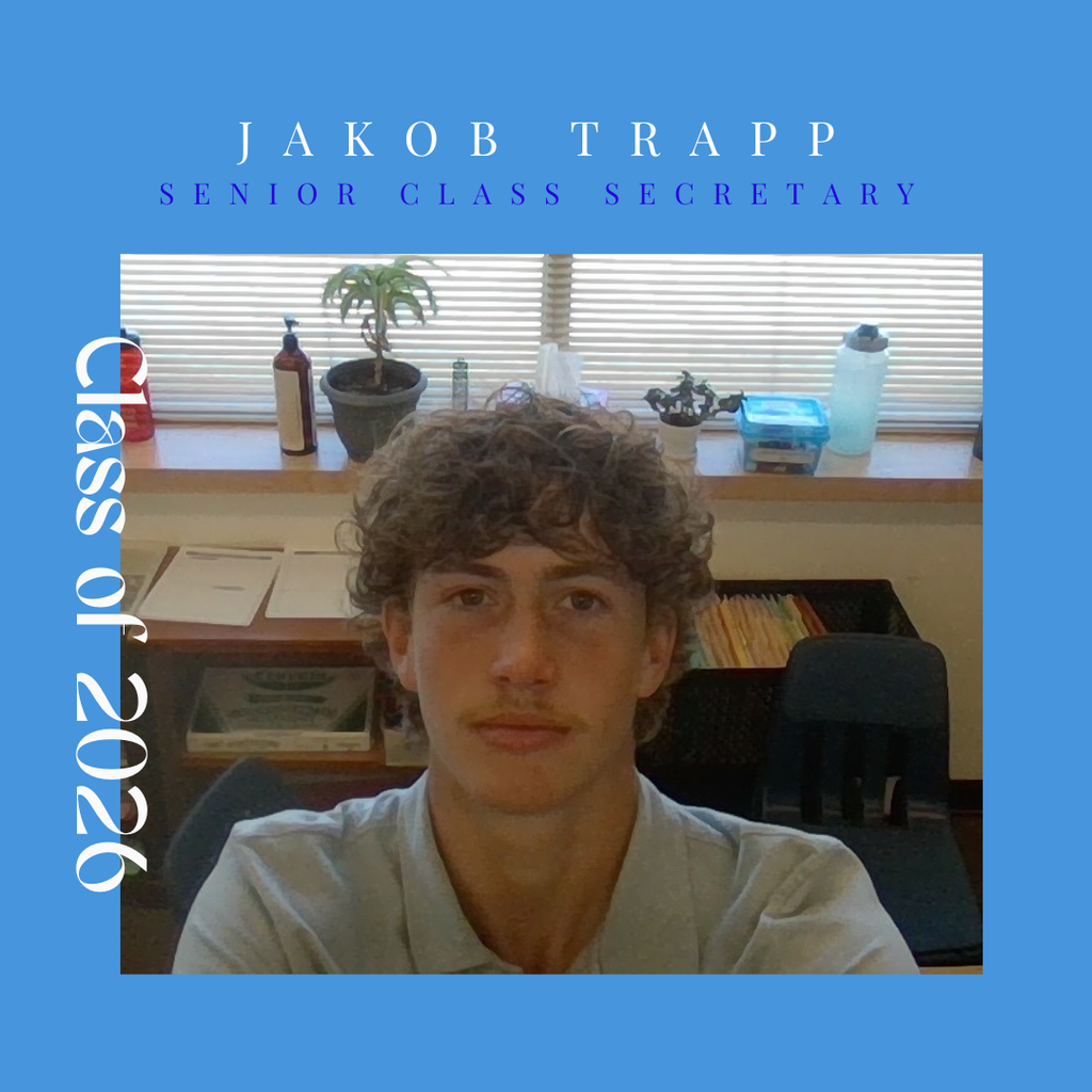 Jakob Trapp Senior Class Secretary Class of 2026