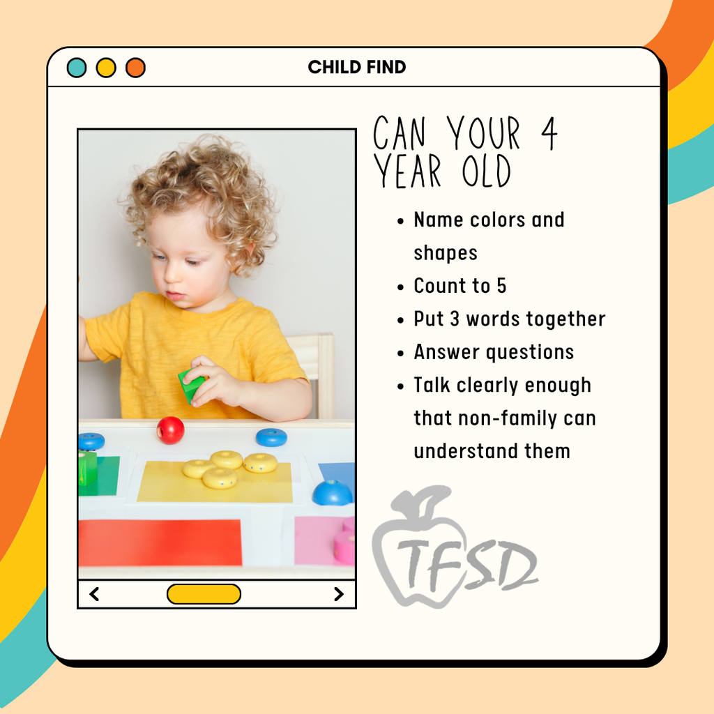 Information about developmental milestones a 4 year old should be achieving.