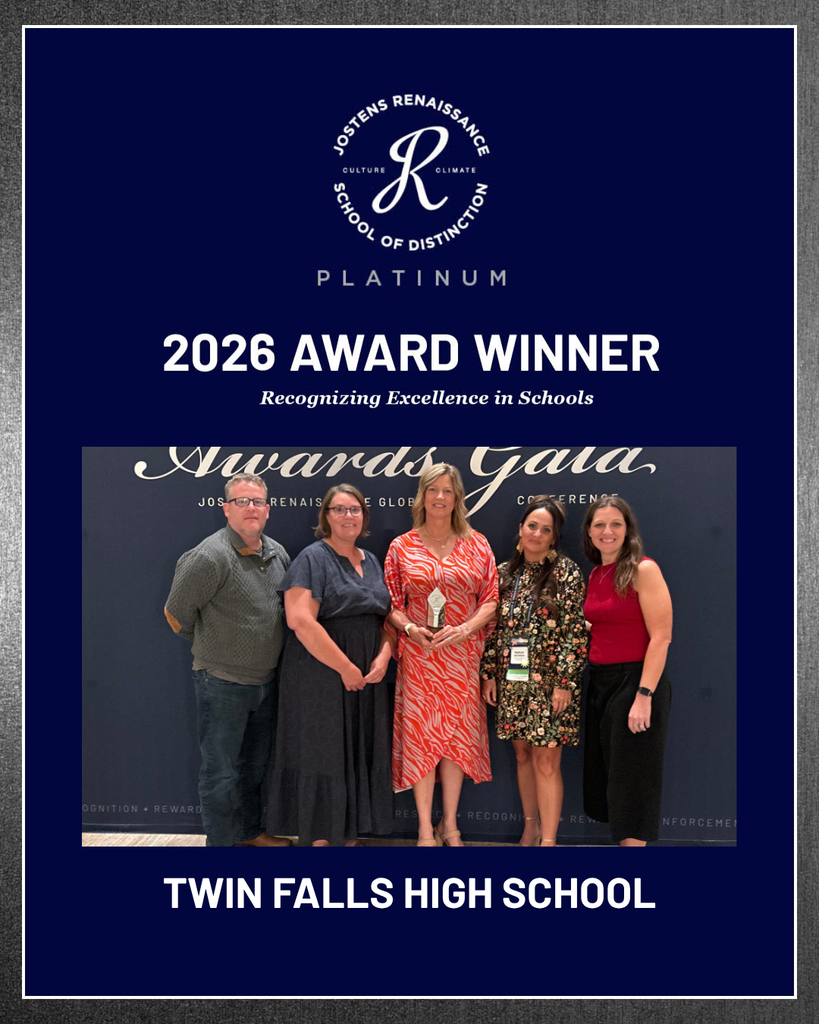 Platinum 2026 Award Winner Recognizing Excellence in Schools Twin Falls High School