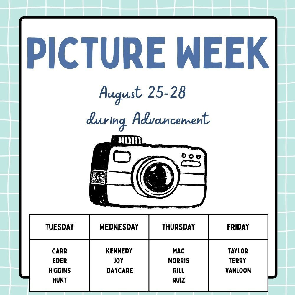 Picture week August 25-28.