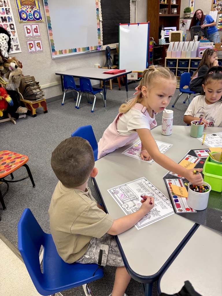 First Day of School Coloring