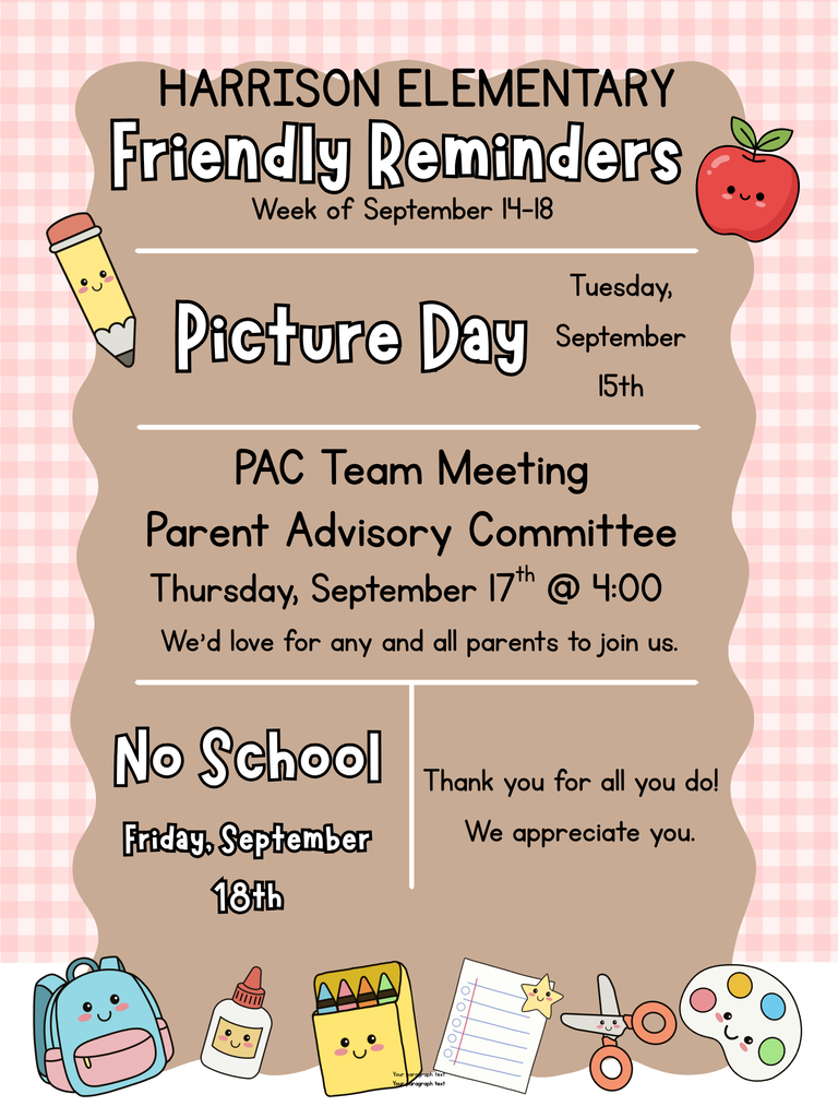 Friendly Reminders
