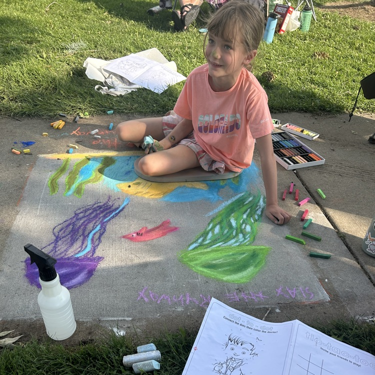 Chalk art 