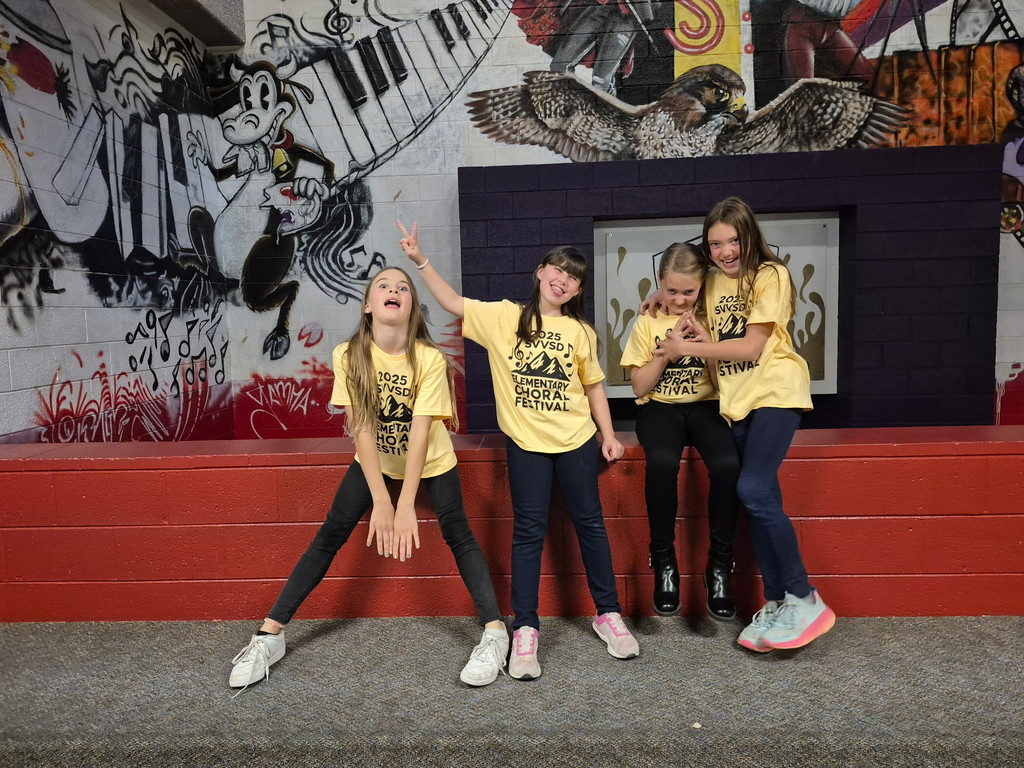 Students at choral fesitival