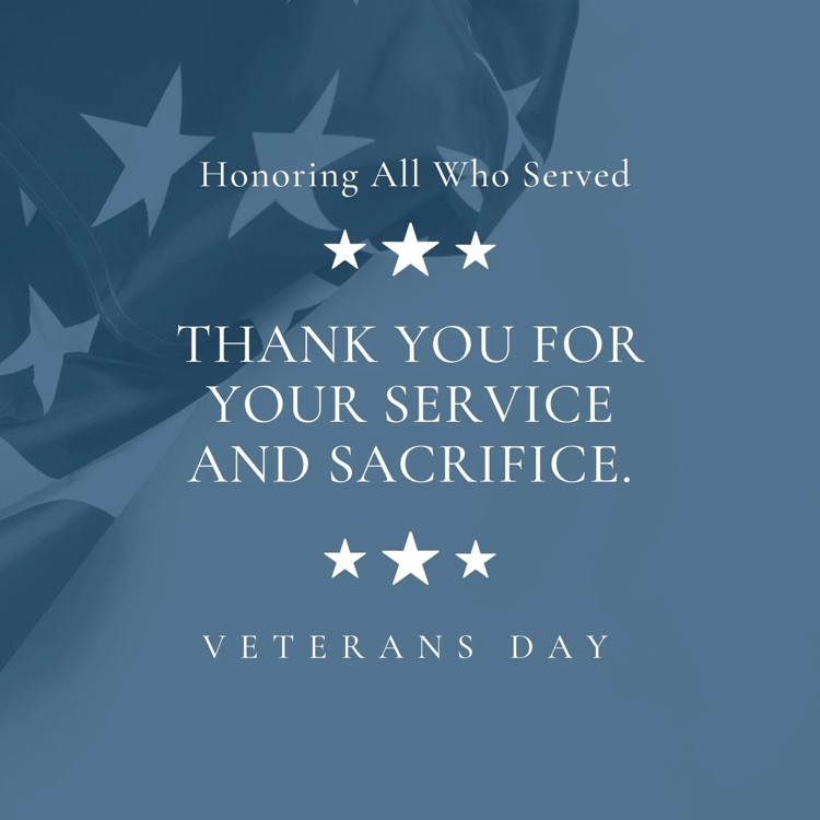 thank you for your service and sacrifice to all veterans