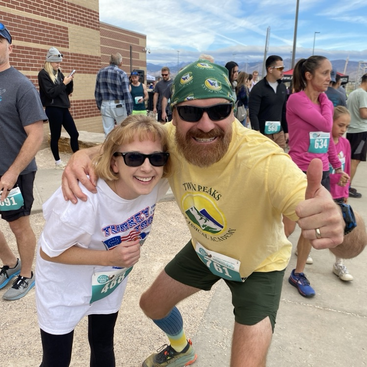 staff of tpca at start of turkey trot