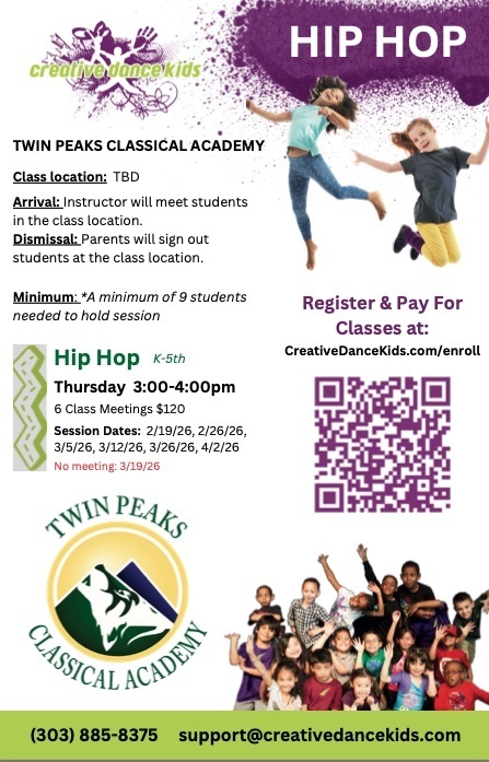 Flyer for hip hop class.  Please call 3037727286 with further questions 