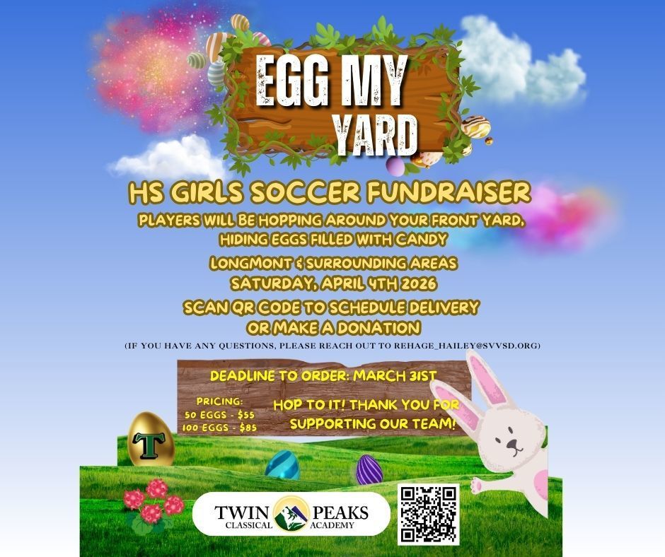 Egg My Yard - Girls Soccer Fundraiser 