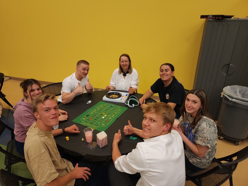 Roulette table at after prom