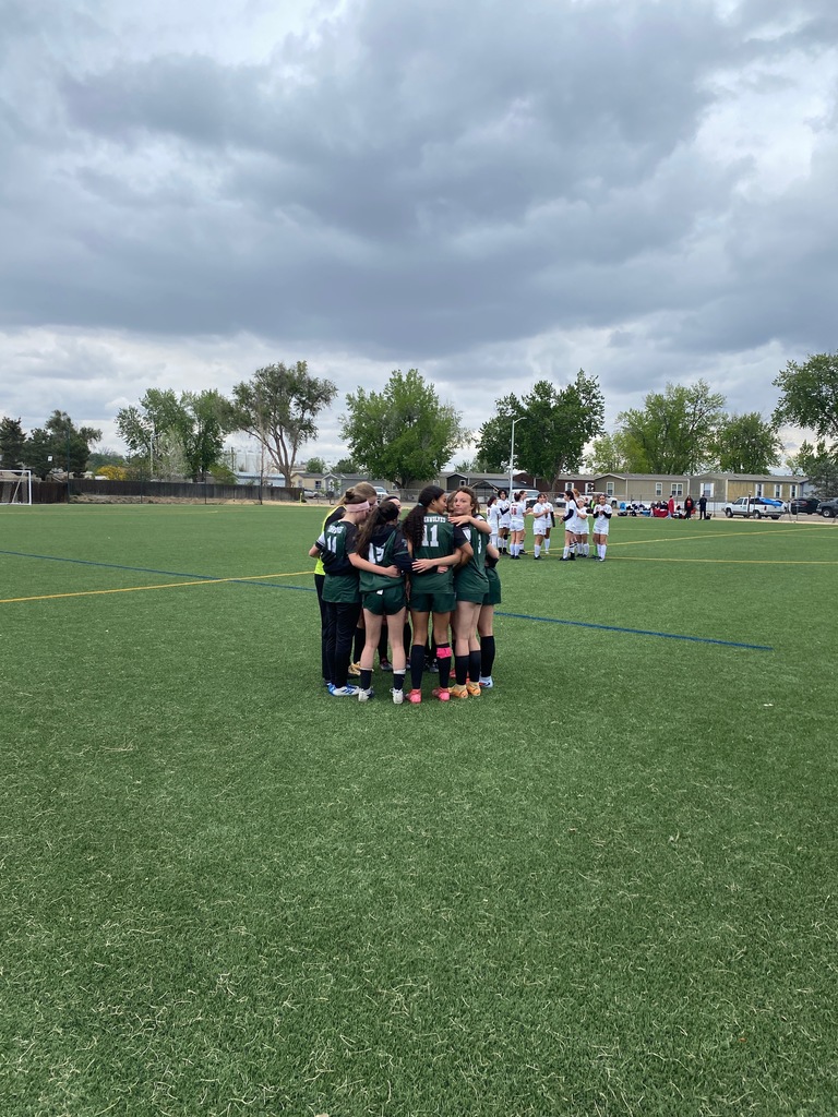 Team huddle during the game 