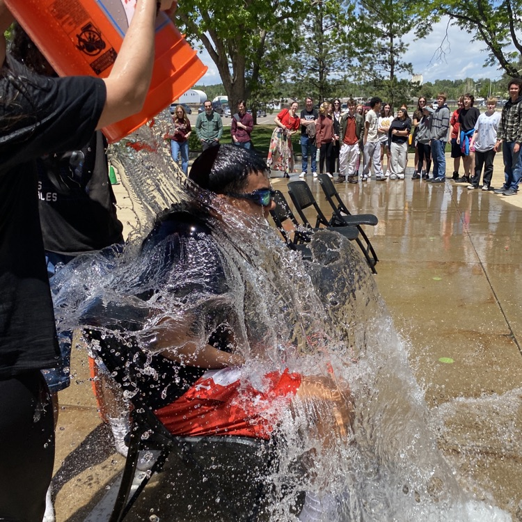 student splashed!