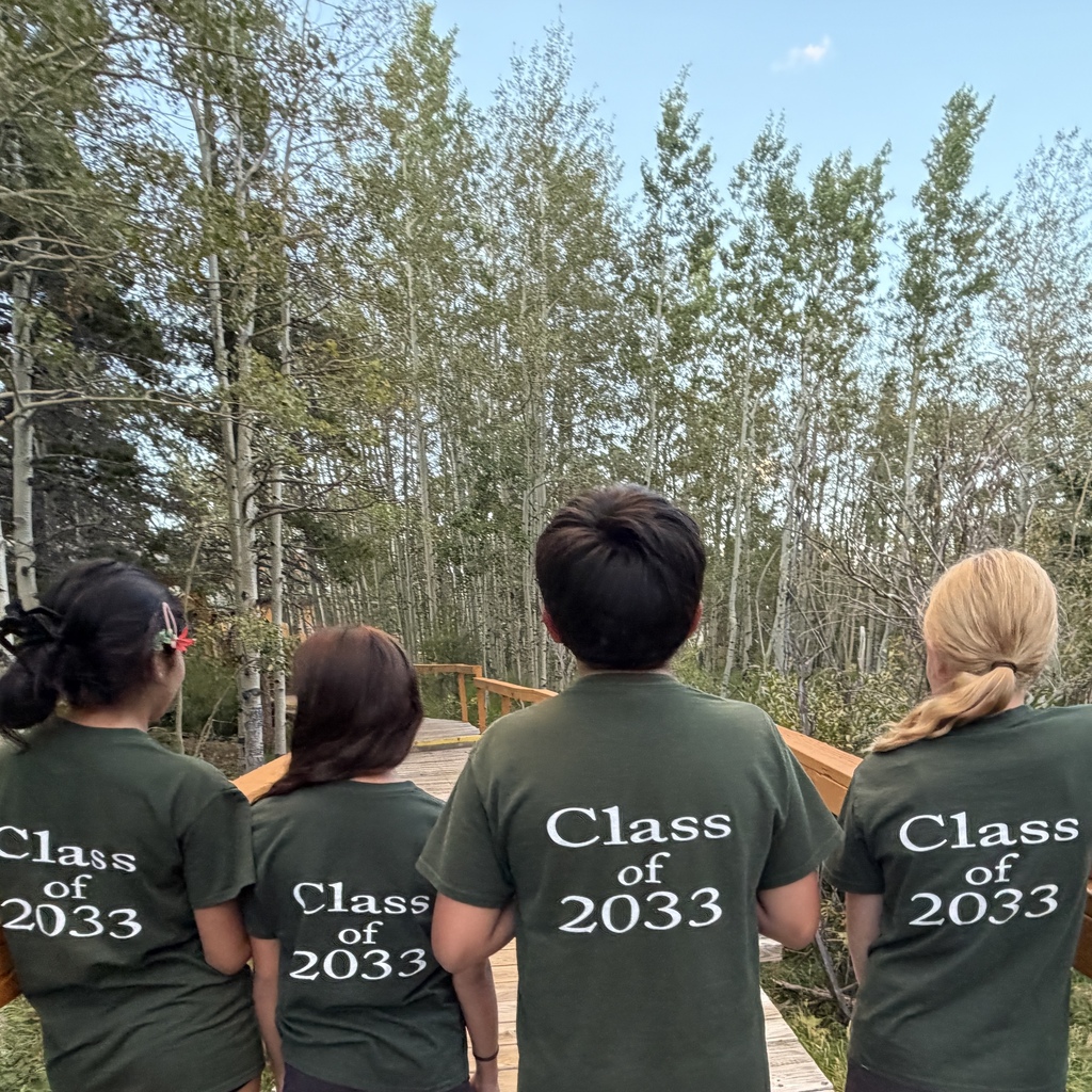 four students wearing class of 2033