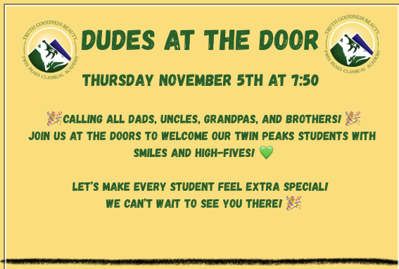 Dudes at the door