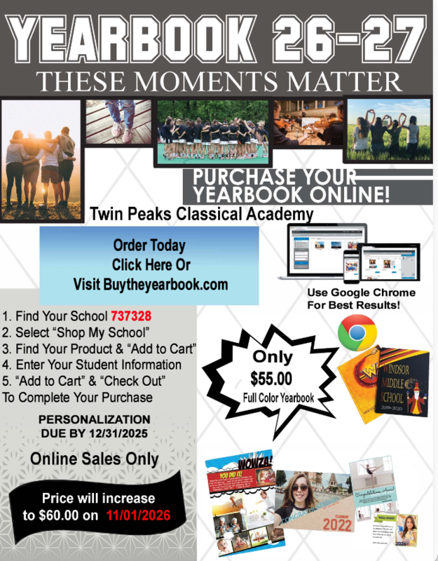 Yearbook Flier