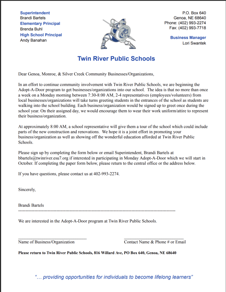 Interest Form